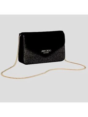 Jimmy Choo Parfums Small Evening Black Crossbody Bag New Authentic